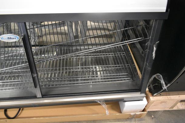 BRAND NEW SCRATCH AND DENT! KoolMore HDC-6C Metal Commercial 48 in. Glass Countertop Display Warmer, 6.5 cu. ft. 110-120 Volts, 1 Phase. Tested and Working! - Image 6 of 9