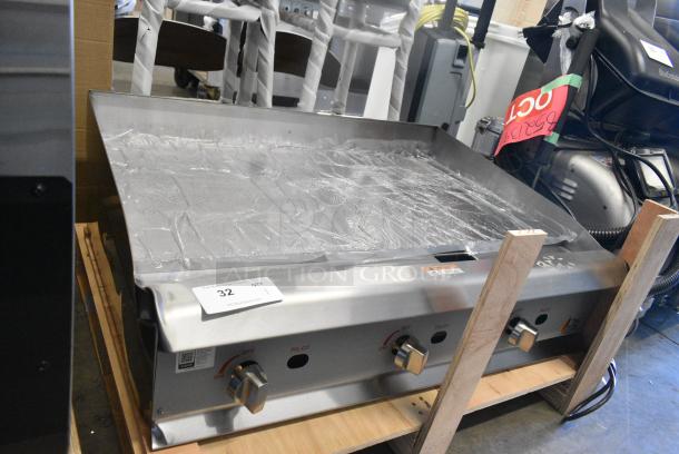 BRAND NEW SCRATCH AND DENT! 2024 Cooking Performance Group GM-CPG-36-NL 351GMCPG36NL Stainless Steel 36" Gas Countertop Griddle with Manual Controls - 90,000 BTU - Image 1 of 11