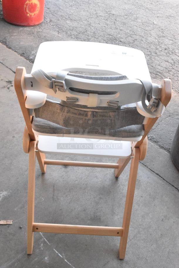 Wooden High Chair. - Image 5 of 5