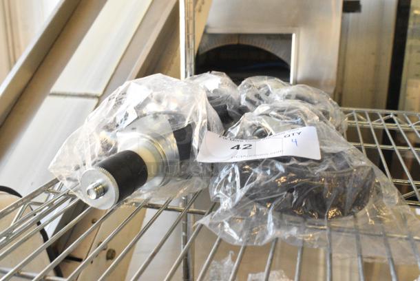 ALL ONE MONEY! Lot of 4 BRAND NEW SCRATCH AND DENT! Commercial Casters - Image 2 of 4