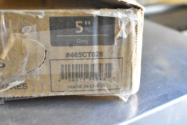 3 BRAND NEW! Boxes of 4 465CT028 Steelton 5" Poly Casters - 2 with Brakes. 3 Times Your Bid! - Image 3 of 3