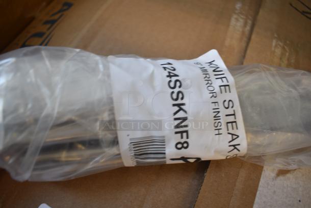 6 BRAND NEW! Items Including 124SSKNF8 American Metalcraft SSKNF8 9" Mirror Finish Stainless Steel Serrated Steak Knife, 267010001 Choice Windsor 5 7/8" 18/0 Stainless Steel Teaspoon - 12/Case, 267010005 Choice Windsor 7" 18/0 Stainless Steel Dinner Fork - 12/Case, 267010002 Choice Windsor 5 7/8" 18/0 Stainless Steel Bouillon Spoon - 12/Case. 6 Times Your Bid! - Image 2 of 7