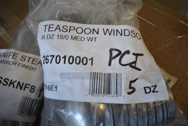 6 BRAND NEW! Items Including 124SSKNF8 American Metalcraft SSKNF8 9" Mirror Finish Stainless Steel Serrated Steak Knife, 267010001 Choice Windsor 5 7/8" 18/0 Stainless Steel Teaspoon - 12/Case, 267010005 Choice Windsor 7" 18/0 Stainless Steel Dinner Fork - 12/Case, 267010002 Choice Windsor 5 7/8" 18/0 Stainless Steel Bouillon Spoon - 12/Case. 6 Times Your Bid! - Image 3 of 7