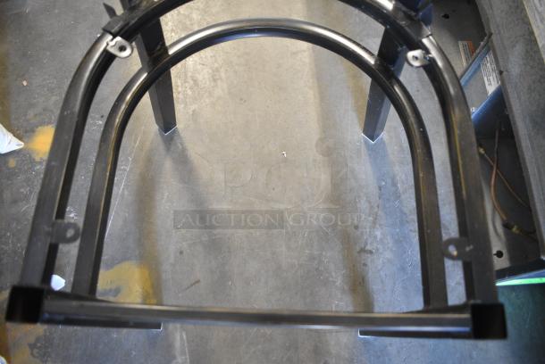 22 BRAND NEW SCRATCH AND DENT! Black Metal Dining Height Ladder Back Chair Frame. 22 Times Your Bid! - Image 5 of 6
