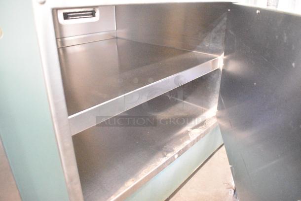 Delfield Shelleysteel Metal Commercial Buffet Station w/ Tray Slide and Sneeze Guard. 115 Volts, 1 Phase. Tested and Working! - Image 6 of 7