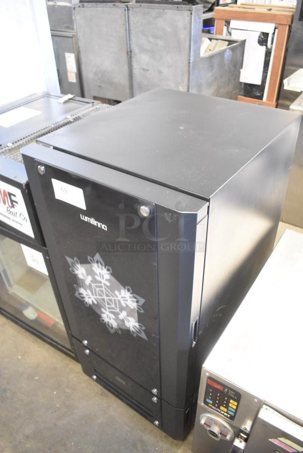 BRAND NEW SCRATCH AND DENT! Lumilinna ICE-SC40BXIWU Metal Commercial Single Door Beverage Cooler Crystallizer / Slush Cooler. 115 Volts, 1 Phase. Tested and Working! - Image 3 of 8