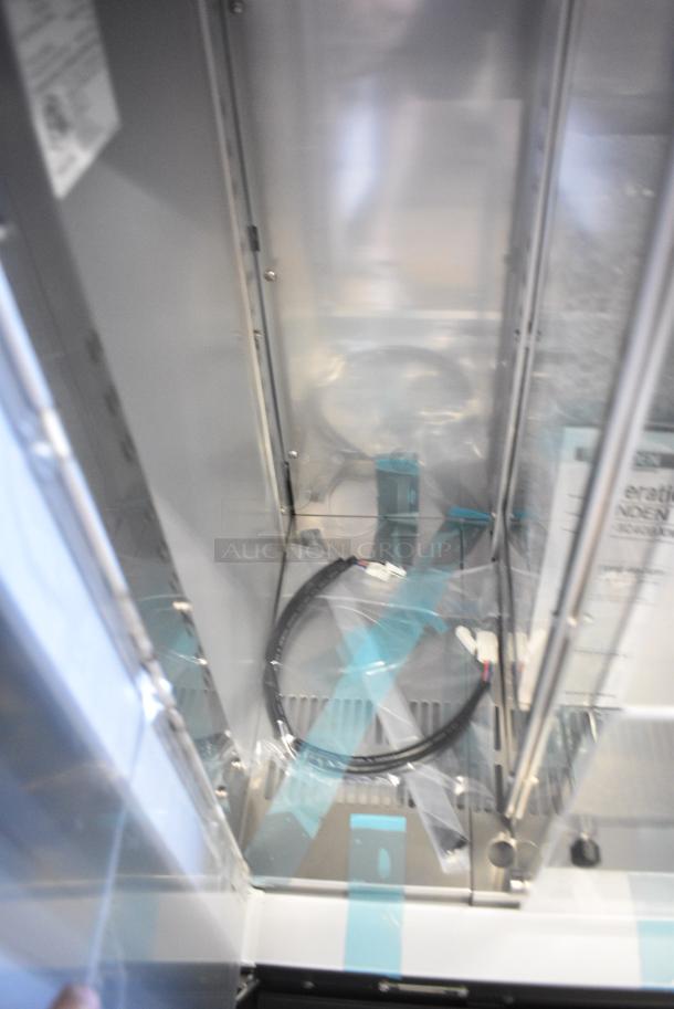 BRAND NEW SCRATCH AND DENT! Lumilinna ICE-SC40BXIWU Metal Commercial Single Door Beverage Cooler Crystallizer / Slush Cooler. 115 Volts, 1 Phase. Tested and Working! - Image 5 of 8