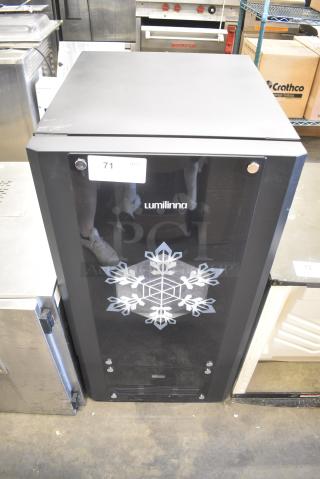 BRAND NEW SCRATCH AND DENT! Lumilinna ICE-SC40BXIWU Metal Commercial Single Door Beverage Cooler Crystallizer / Slush Cooler. 115 Volts, 1 Phase. - Item #1172429
