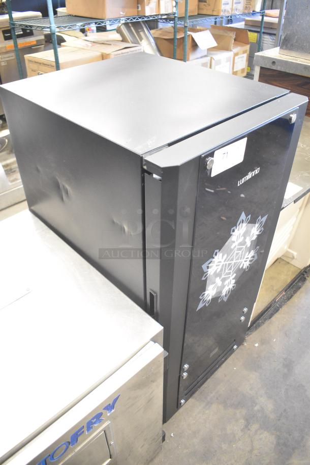 BRAND NEW SCRATCH AND DENT! Lumilinna ICE-SC40BXIWU Metal Commercial Single Door Beverage Cooler Crystallizer / Slush Cooler. 115 Volts, 1 Phase. Tested and Working! - Image 2 of 9