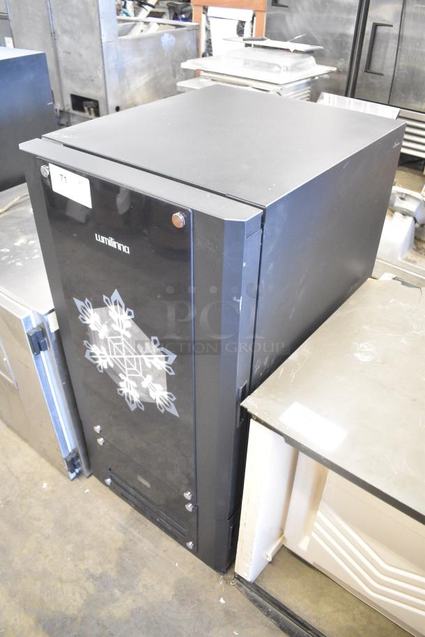 BRAND NEW SCRATCH AND DENT! Lumilinna ICE-SC40BXIWU Metal Commercial Single Door Beverage Cooler Crystallizer / Slush Cooler. 115 Volts, 1 Phase. Tested and Working! - Image 3 of 9