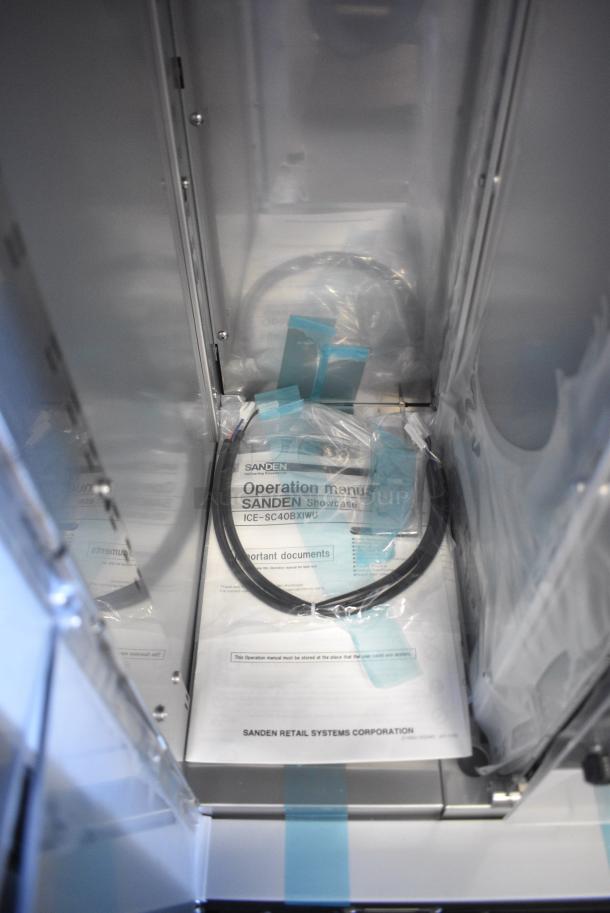 BRAND NEW SCRATCH AND DENT! Lumilinna ICE-SC40BXIWU Metal Commercial Single Door Beverage Cooler Crystallizer / Slush Cooler. 115 Volts, 1 Phase. Tested and Working! - Image 5 of 9