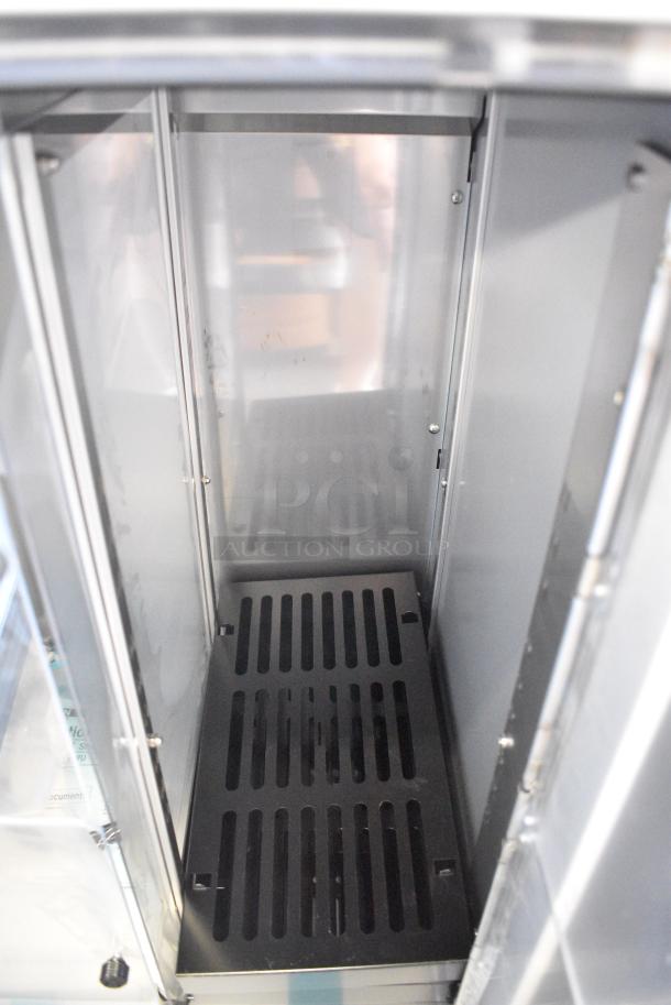 BRAND NEW SCRATCH AND DENT! Lumilinna ICE-SC40BXIWU Metal Commercial Single Door Beverage Cooler Crystallizer / Slush Cooler. 115 Volts, 1 Phase. Tested and Working! - Image 6 of 9