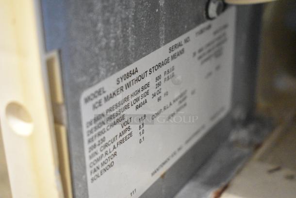 Manitowoc SY0854A Stainless Steel Commercial Ice Machine Head. 208-230 Volts, 1 Phase. - Image 5 of 5