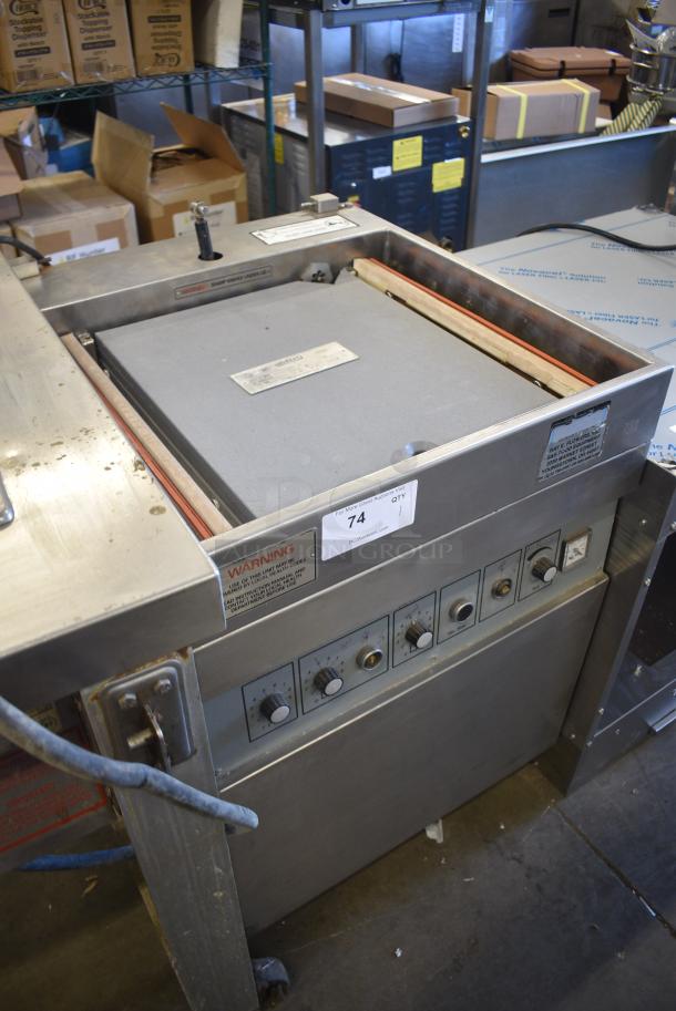 Hobart H-190G Stainless Steel Commercial Vacuum Sealer on Commercial Casters. 240 Volts, 3 Phase. - Image 2 of 9