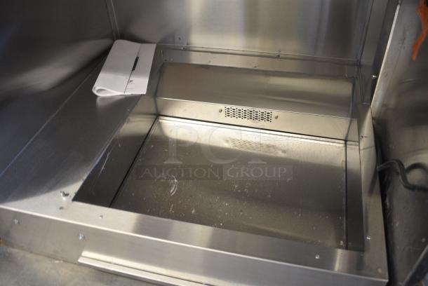 2017 BKI HFW-R Stainless Steel Commercial Countertop Dumping Station Fry Warmer. 120 Volts, 1 Phase.  Tested and Working! - Image 4 of 8