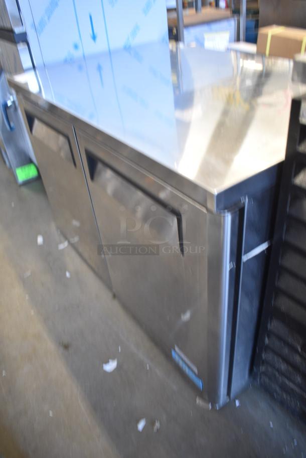 Turbo Air MUR-48 Stainless Steel Commercial 2 Door Undercounter Cooler. 115 Volts, 1 Phase. Tested and Working! - Image 3 of 9