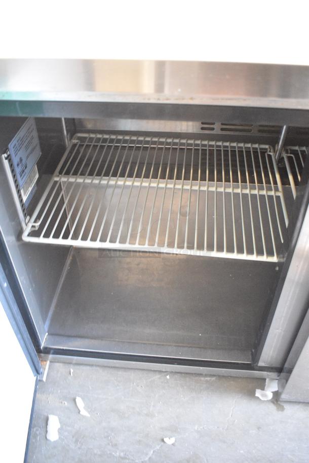 Turbo Air MUR-48 Stainless Steel Commercial 2 Door Undercounter Cooler. 115 Volts, 1 Phase. Tested and Working! - Image 5 of 9