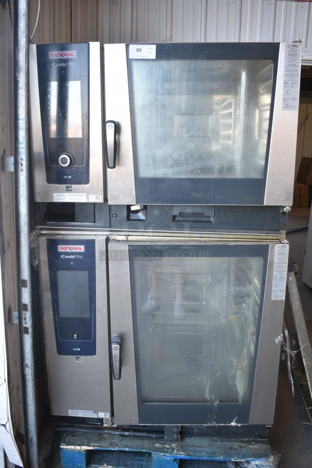 2 2022 Rational LM100EE.AXXXX/LM100CE.AXXXX iCombi Pro Stainless Steel Commercial Electric Powered Combi Convection Oven. 440/480 Volts, 3 Phase. 2 Times Your Bid! - Image 1 of 12