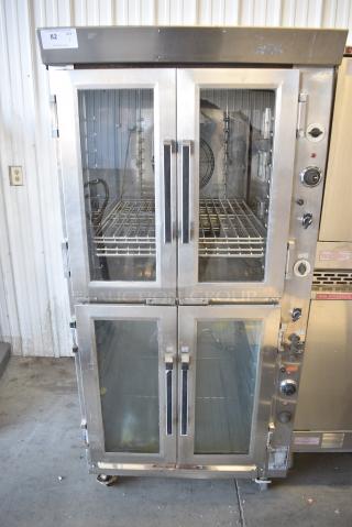 Doyon JA-OP-6 Stainless Steel Commercial Oven Proofer on Commercial Casters. 120/208 Volts, 3 Phase.