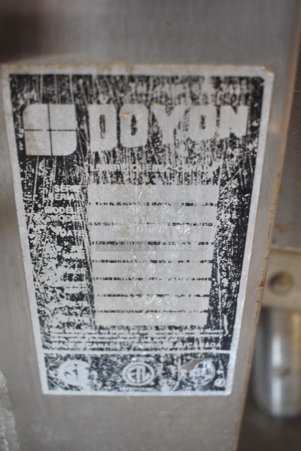 Doyon JA-OP-6 Stainless Steel Commercial Oven Proofer on Commercial Casters. 120/208 Volts, 3 Phase. - Image 11 of 12