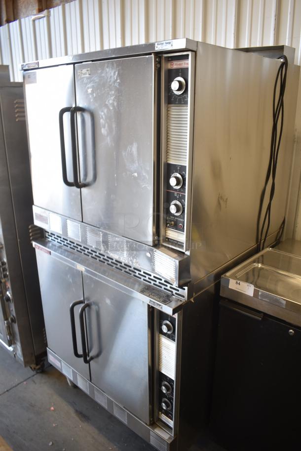 2 Market Forge Stainless Steel Commercial Natural Gas Powered Full Size Convection Oven w. Solid Doors, Metal Oven Racks. 2 Times Your Bid! - Image 3 of 9