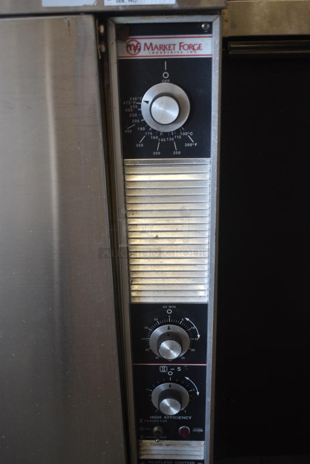 2 Market Forge Stainless Steel Commercial Natural Gas Powered Full Size Convection Oven w. Solid Doors, Metal Oven Racks. 2 Times Your Bid! - Image 6 of 9