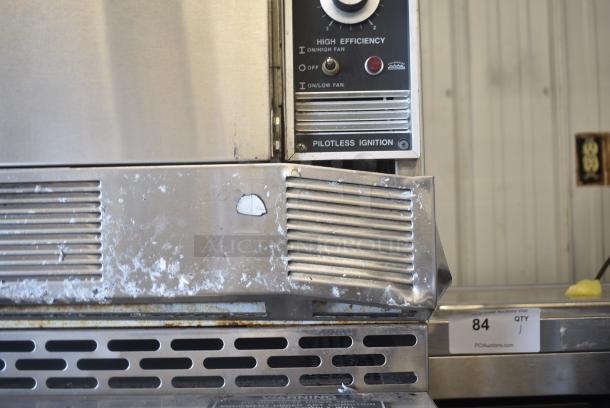 2 Market Forge Stainless Steel Commercial Natural Gas Powered Full Size Convection Oven w. Solid Doors, Metal Oven Racks. 2 Times Your Bid! - Image 7 of 9