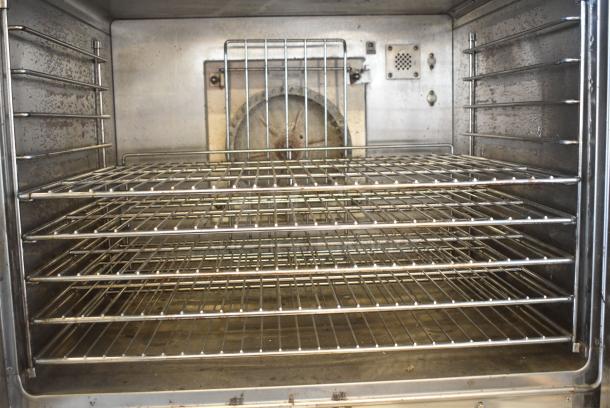 2 Market Forge Stainless Steel Commercial Natural Gas Powered Full Size Convection Oven w. Solid Doors, Metal Oven Racks. 2 Times Your Bid! - Image 8 of 9