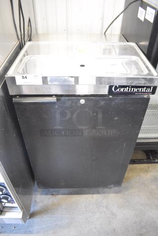 Continental KC24 Metal Commercial Direct Draw Kegerator on Commercial Casters. 115 Volts, 1 Phase. Tested and Powers On But Does Not Get Cold