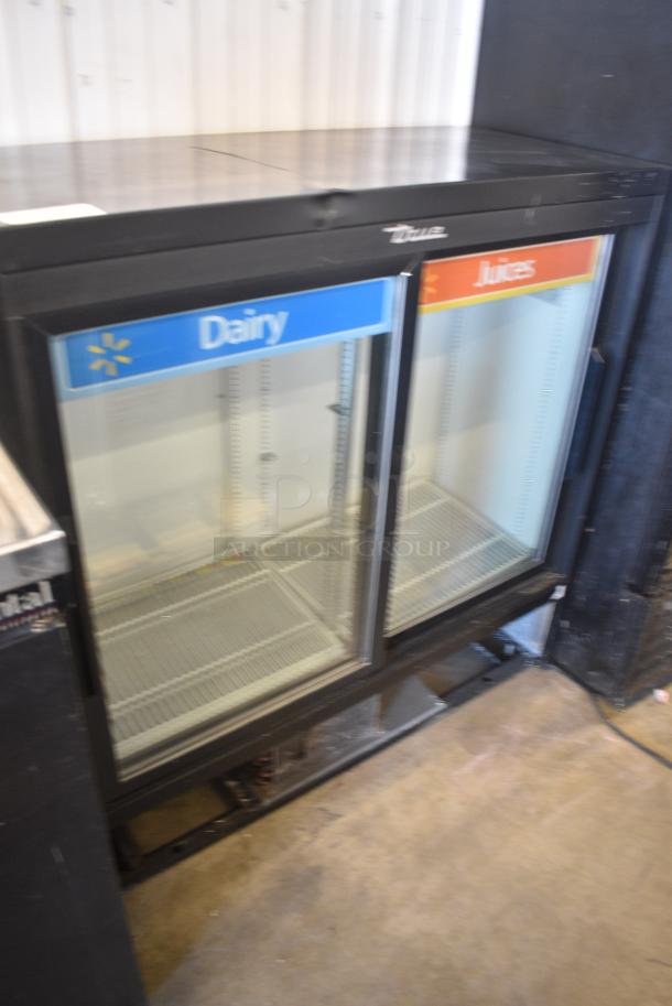 2017 True GDM-41SL-48-HC-LD Metal Commercial 2 Door Reach In Cooler Merchandiser w/ Poly Coated Racks. 115 Volts, 1 Phase. Tested and Working! - Image 2 of 9