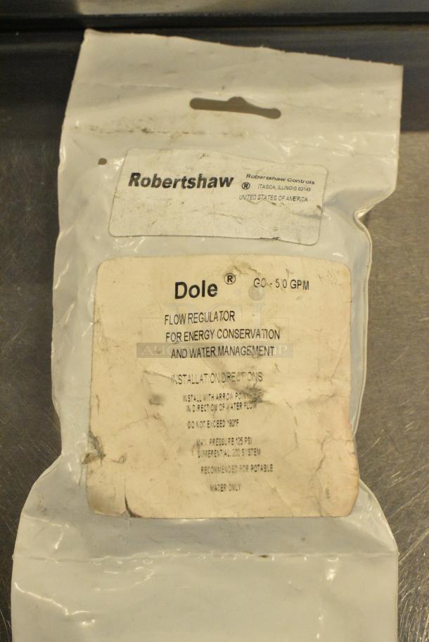 2 BRAND NEW SCRATCH AND DENT! Items Including HP2000223 Manitowoc Ice 2000223 Motor, Fan 16w 115v and Robertshaw Dole Flow Regulator. 2 Times Your Bid! - Image 5 of 10
