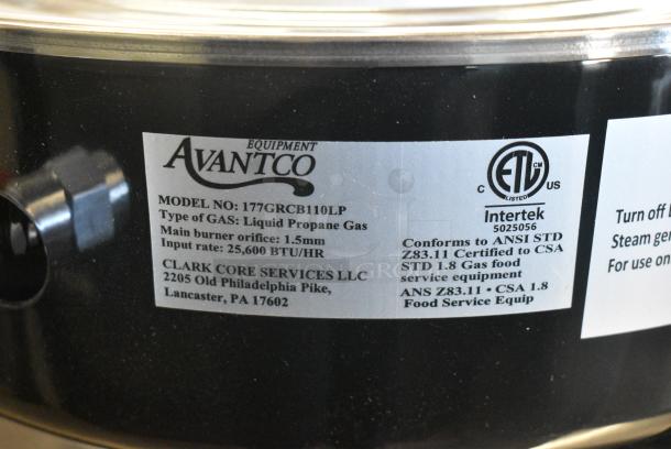 BRAND NEW SCRATCH AND DENT! Avantco 177GRCB110LP GRCLP Liquid Propane 110 Cup (55 Cup Raw) Gas Rice Cooker / Warmer - 25,000 BTU - Image 6 of 6
