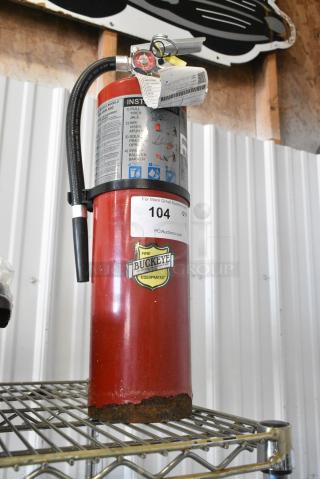 Buckeye Fire Extinguisher. Buyer Must Pick Up - We Will Not Ship This Item.