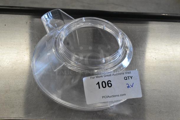 2 Items; Clear Poly Mixer Bowl Guard and Metal Paddle for Hobart Mixer. 2 Times Your Bid! - Image 5 of 5