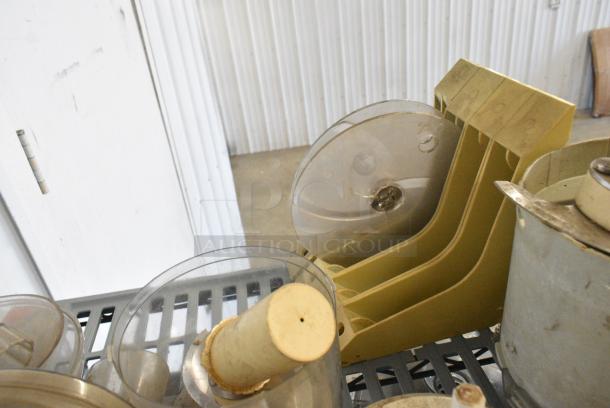 18 Various Items Including Food Processor Base, Robot Coupe Blade Holder, Clear Poly Food Processor Bowls. 18 Times Your Bid! - Image 5 of 5