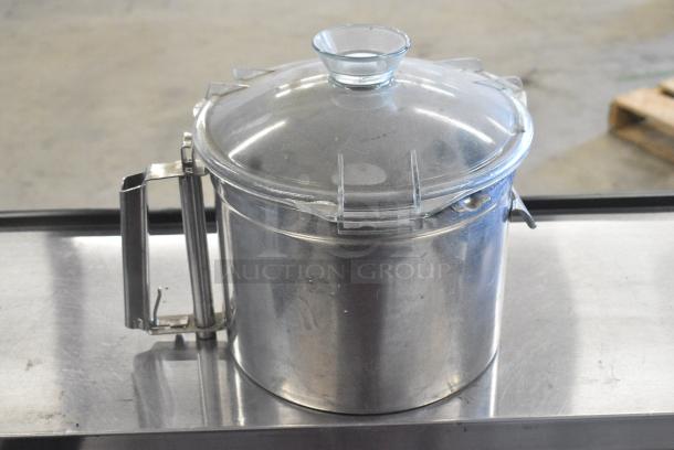 3 Metal Items Including 2 Sauce Pans and Food Processor Bowl. 3 Times Your Bid! - Image 2 of 7