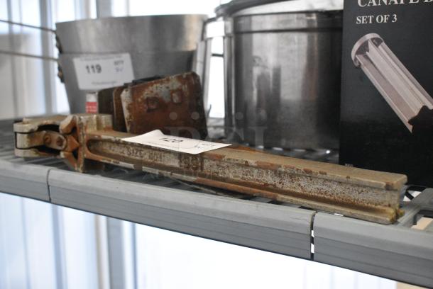 4 Metal Items Including Can Opener, and 3 Mounts. 4 Times Your Bid! - Image 2 of 6