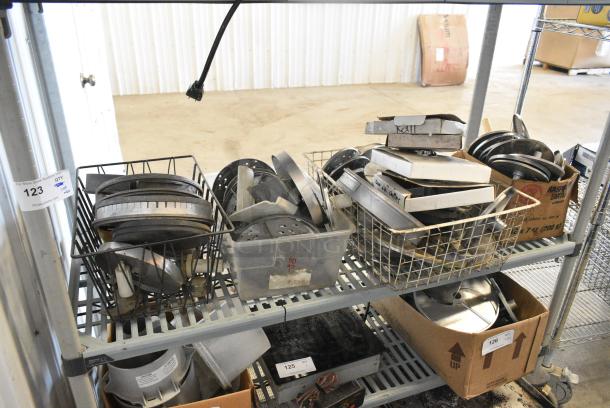 60 Various Food Processor Blades and Dicing Screens. 60 Times Your Bid! - Image 2 of 15