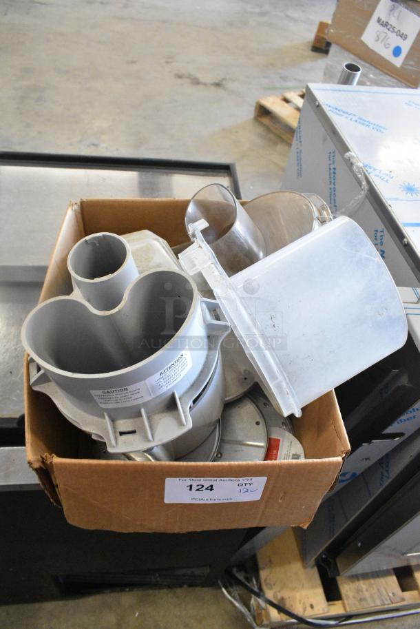 12 Various Food Processor Items Including Bowl Lids and Blades. 12 Times Your Bid! - Image 3 of 5