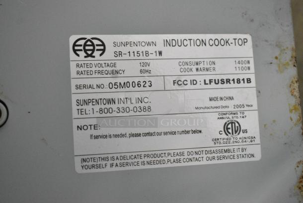 Mr Induction Metal Single Burner Induction Range. - Image 6 of 6