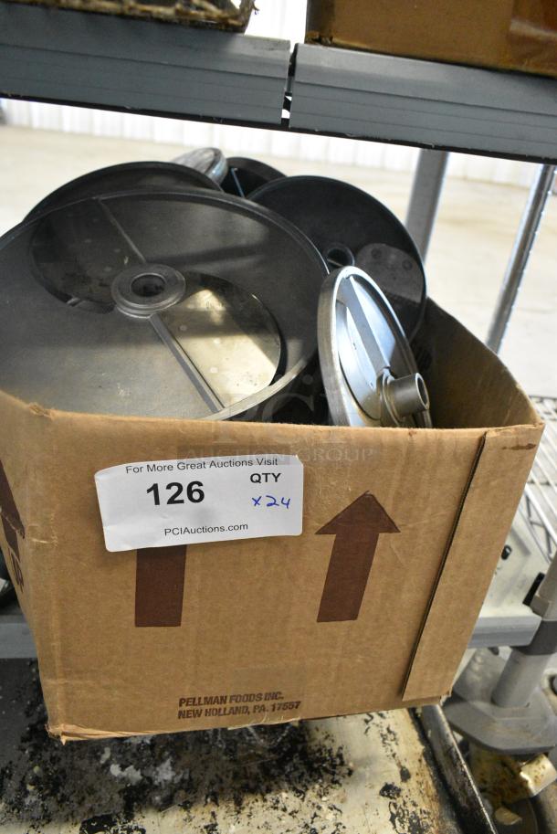 24 Various Food Processor Blades and Dicing Screens. 24 Times Your Bid! - Image 2 of 5