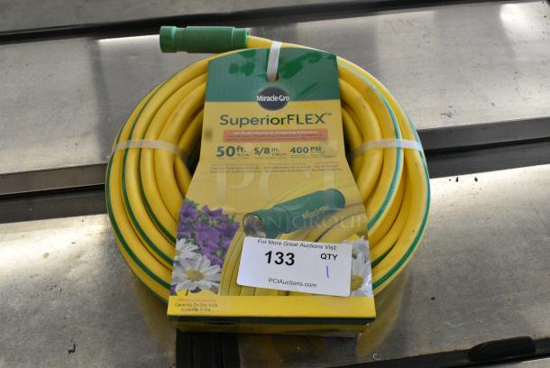BRAND NEW SCRATCH AND DENT! Superior Flex Miracle Gro Hose 50 foot - Image 1 of 3
