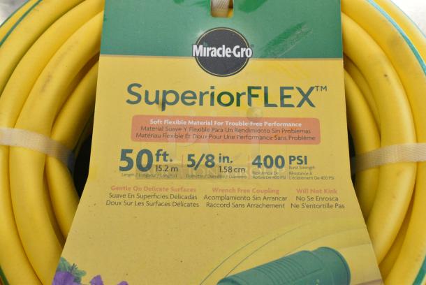 BRAND NEW SCRATCH AND DENT! Superior Flex Miracle Gro Hose 50 foot - Image 2 of 3