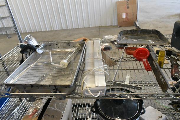 ALL ONE MONEY! Tier Lot of Various Items Including Paint Bins, Scissors, Toolbox - Image 4 of 6