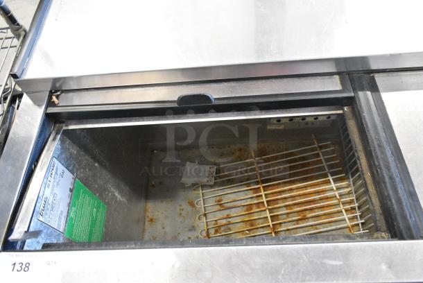 True TD-50-18 Metal Commercial Back Bar Bottle Cooler w/ 2 Sliding Lids. 115 Volts, 1 Phase. Tested and Powers On But Does Not Get Cold - Image 4 of 7