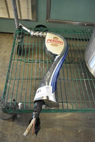 Stainless Steel Peroni Dispenser.