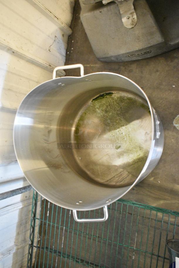471SP80QT Choice 80 Qt. Heavy Weight Aluminum Stock Pot - Image 2 of 5