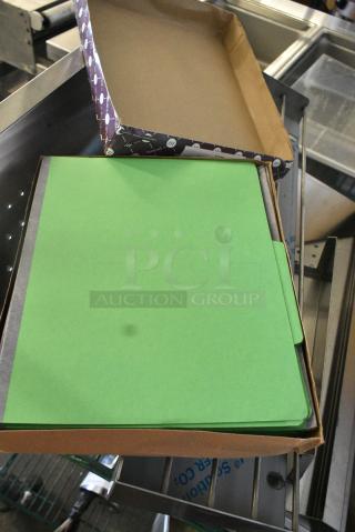 Box of Smead 14002 Classification Folders