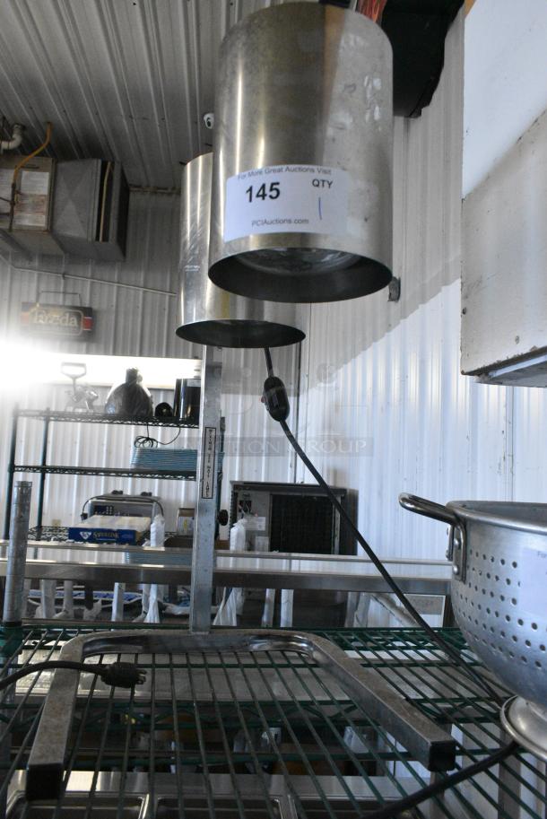 Metal Countertop 2 Head Warming Lamp. 120 Volts, 1 Phase. - Image 2 of 5