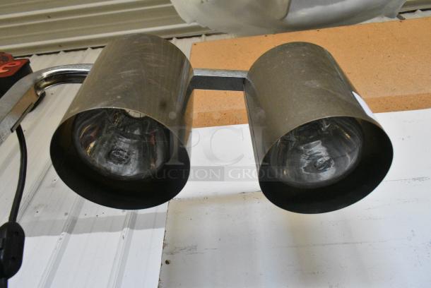 Metal Countertop 2 Head Warming Lamp. 120 Volts, 1 Phase. - Image 3 of 5